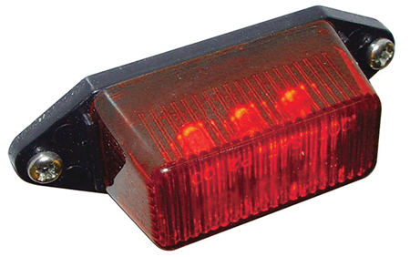 LIGHT SIDE MARKER RED 6 LED'S