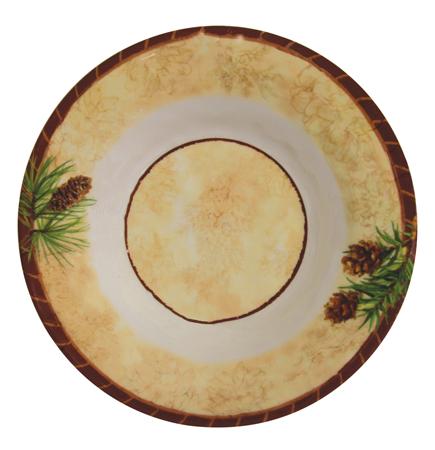 PINE RIDGE SERVING BOWL 8" ROUND