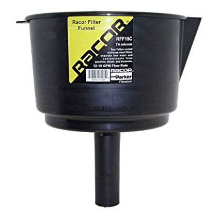 FUNNEL SEPARATES FUEL FROM WATER 15 GAL PER MIN