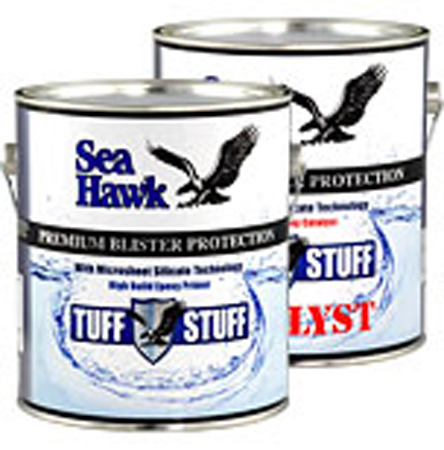 SEA HAWK PRIMER TUFF STUFF BLISTER REPAIR GRAY 1 GALLON KIT