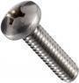 MACHINE SCREW STAINLESS STEEL PAN HEAD PHILLIPS .25" X 2.00"  (BOX 100)
