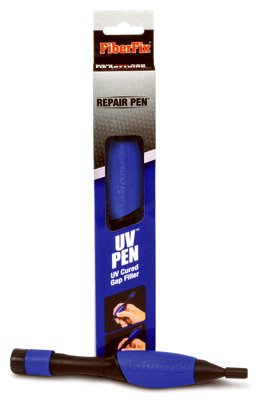 FIBERFIX UV REPAIR PEN FILLS GAPS, CRACKS, AND ANY DAMAGED SURFACE