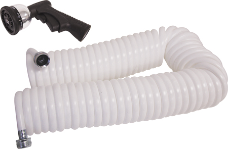 HOSE COIL 50' SKY WHITE WATER NOZZLE