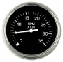 TELEFLEX TACHOMETER GAUGE HEAVY DUTY  0-3500 RPM