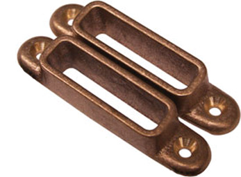 BOW SOCKETS BRONZE WITH #8 FASTENERS (BY PAIR)