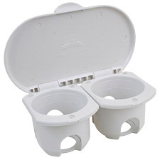 SCANDVIK DOUBLE CUP AND CAP FOR RECESSED SHOWER VALVES