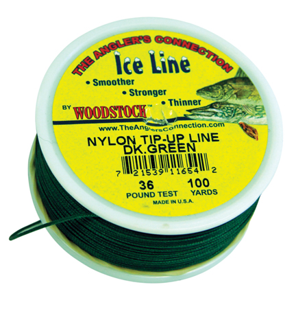 ICE FISHING LINE 36LB TEST NYLON GREEN