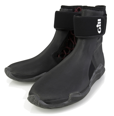 GILL EDGE DINGHY BOOT BLACK SIZE 8