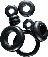 ANCOR 760500 GROMMETS BLACK VINYL 1/2" FLEXIBLE  5/PKG