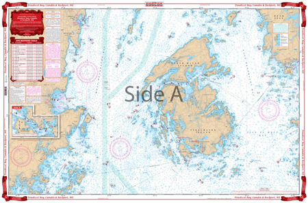 CHART WATERPROOF PENOBSCOT BAY ME