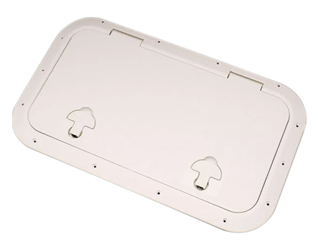 BOMAR GRAY SERIES STARK WHITE LOW-PROFILE T-HANDLE INSPECTION HATCH