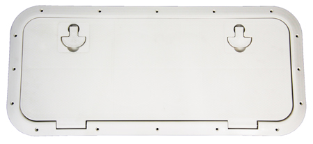 BOMAR GRAY SERIES STARK WHITE LOW-PROFILE T-HANDLE INSPECTION HATCH