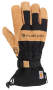 GLOVE CARHARTT SNOWDRIFT STORM DEFENDER WATERPROOF SUEDE BLACK MEDIUM