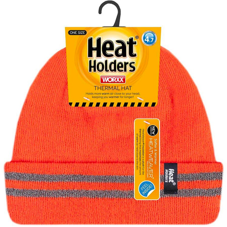 MENS HEAT HOLDER THERMAL HAT ASSORTED COLORS