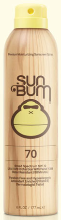 SUN BUM SPF 70 SUNSCREEN 6 OZ SPRAY