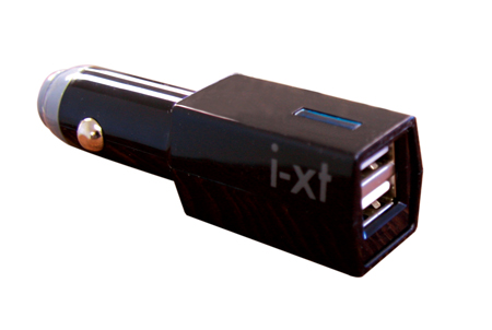 DUAL USB CAR CHARGER FITS 12V POWER SOCKETS 12V-5V