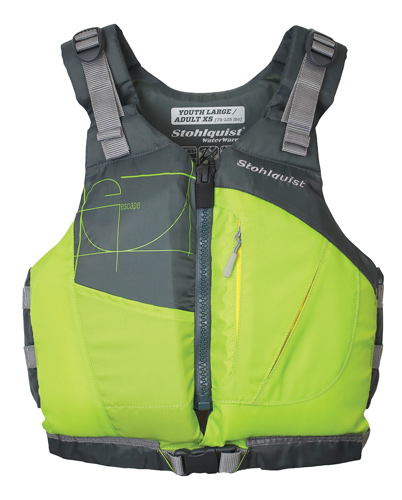 PFD ESCAPE YOUTH LIME TYPE III 75 TO 125 LBS