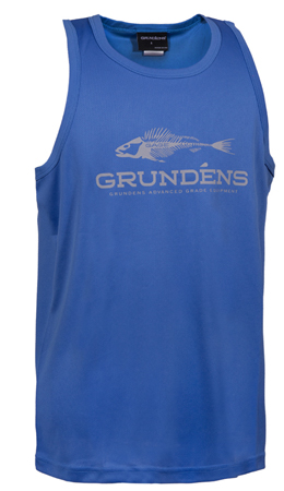 FISH HEAD TANK BLUE/GREY SMALL POLYESTER COOLING TANK TOP