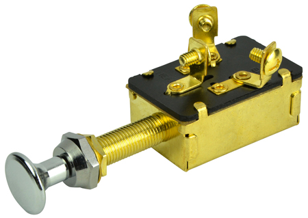 Push-Pull Switch, Heavy Duty, 2 Position (On/Off)