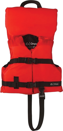 ONYX GENERAL PURPOSE LIFEVEST TYPE 2 INFANT LESS THAN 50LBS RED