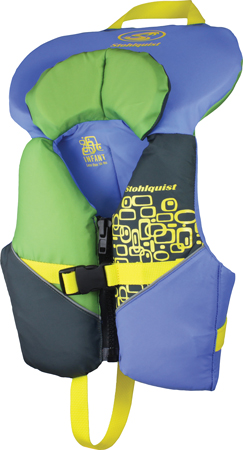 PFD INFANT TYPE II BLUE/GREEN LESS THAN 30LBS