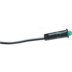 BLUE SEA 8034 LED LIGHT INDICATOR GREEN 120VAC 5/32" DIA X 6"LEAD