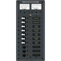 BLUE SEA 8082 ELECTRICAL PANEL DC 10 POSITION 7 BREAKERS INCLD