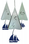 WIND BELL MEMORABELL WITH BLUE SAILBOAT WINDCATCHER