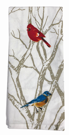 BIRD WATCHING KITCHEN TOWEL