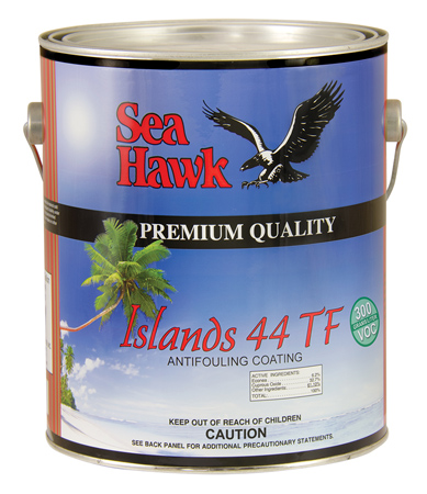 SEA HAWK ANTIFOULING PAINT ISLANDS 44TF BLACK GALLON