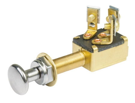 BEP 1001302 SPST PUSH-PULL SWITCH 2 POSITION-OFF/ON