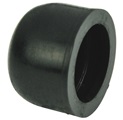 BLACK SNAP ON RUBBER PUSH BUTTON COVER