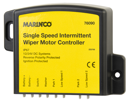MARINCO 76090 INTERMITTENT WIPER MOTOR CONTROLLER SINGLE SPEED