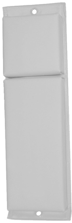 TAYLOR VINYL COVERED CONTOUR FENDER WHITE 30" LONG