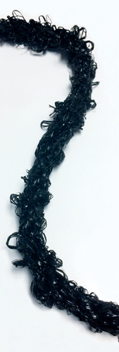 FUZZY ROPE 1/2" BLACK APPROX 1200FT/COIL