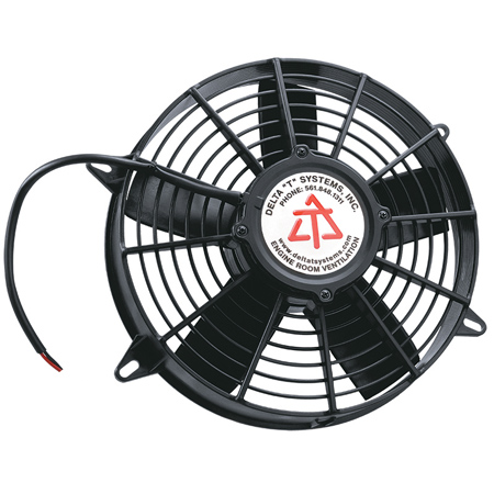 AXIAL FAN 11" 24 VDC W/IP CONTINUOUS DUTY 1424 CFM