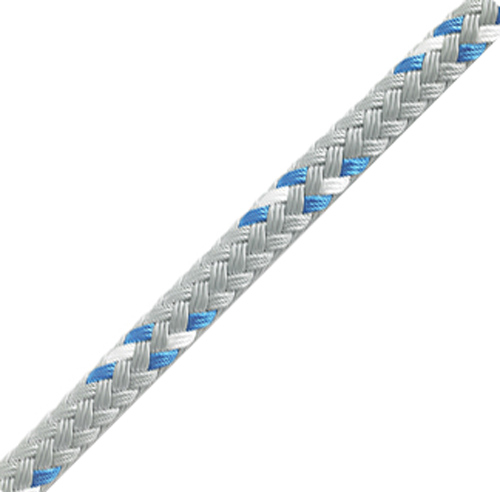 NEW ENGLAND ROPE VIPER WHITE WITH BLUE FLECK 5/16" (BY FOOT)