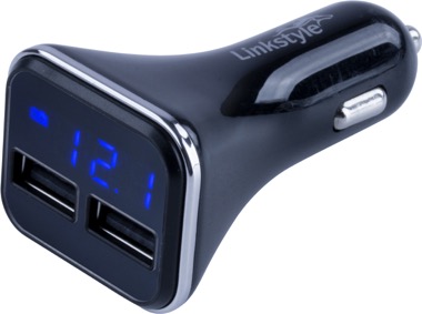 SEA DOG USB DUAL POWER PLUG WITH VOLT/AMP METER DISPLAY