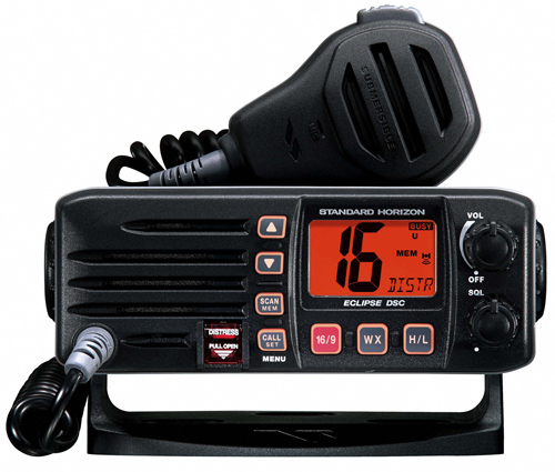 VHF RADIO ECLIPSE CLASS D DSC BLACK