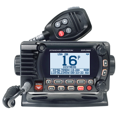 STANDARD HORIZON VHF RADIO EXPLORER GPS BLACK