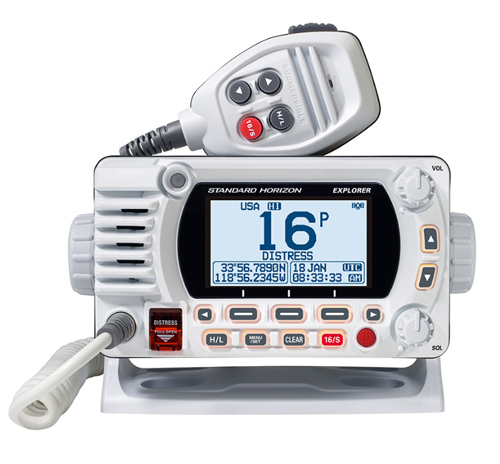 STANDARD HORIZON VHF RADIO EXPLORER GPS WHITE