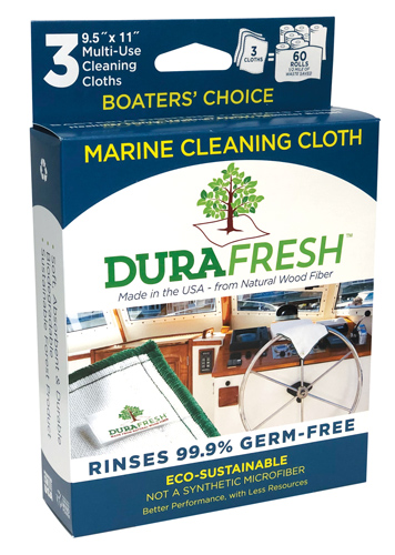 DURA FRESH MARINE CLEANING CLOTH 3 PACK 9.5"X11"