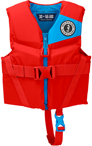 LIFEVEST REV CHILD RED (35-55 LBS) LIFE JACKET