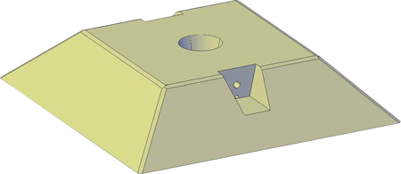 SOLID MOORING BLOCK DRY WEIGHT 10,755 LBS