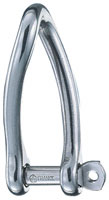 SHACKLE TWISTED CAPTIVE .25" PIN WLL 1320 LBS