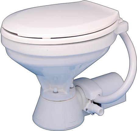 JABSCO MARINE TOILET ELECTRIC 12V STANDARD HEIGHT COMPACT BOWL