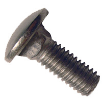 CARRIAGE BOLT STAINLESS W/O NUT (EACH OR BOX)