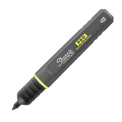 SHARPIE PRO FINE TIP BLACK PERMANENT MARKER