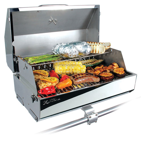 BARBEQUE GRILL ELITE 316 SS GAS W/WARMING RACK