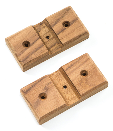 WHITECAP TEAK MOUNTING BOARDS FOR FISH ROD STORAGE RACK